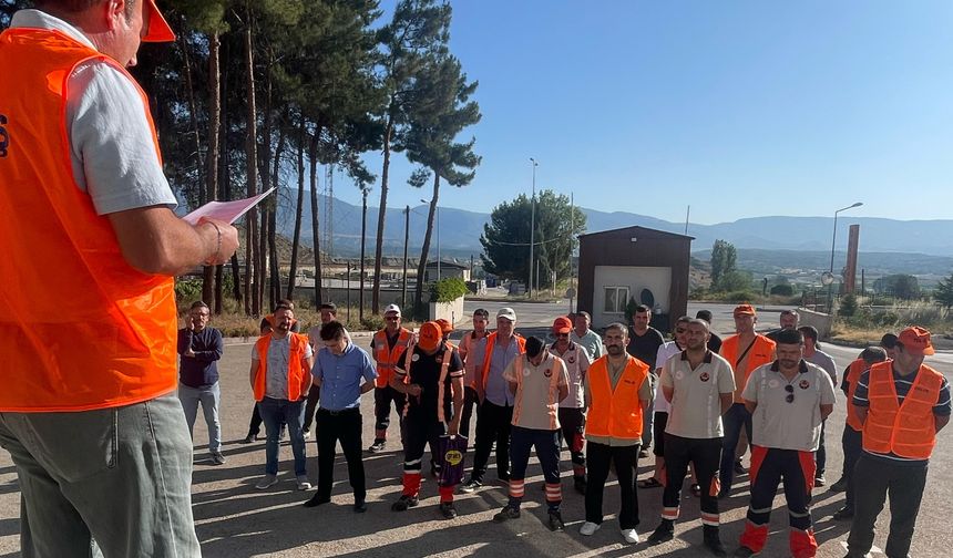 Boyabat’ta Karayolları İşçilerinden Eylem