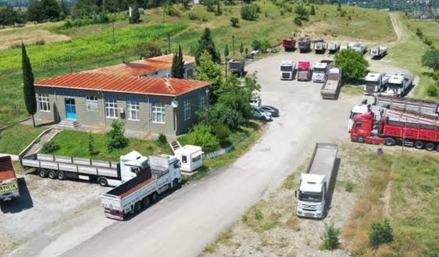 Boyabatlı nakliyecilerden basın açıklaması