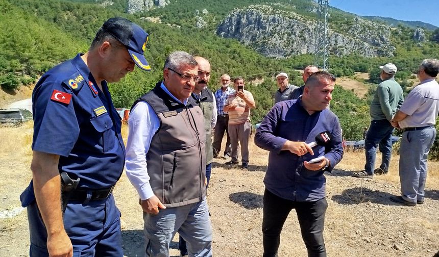 Vali Özarslan Yangın alanında basın açıklaması yaptı ! İşte yangında son durum