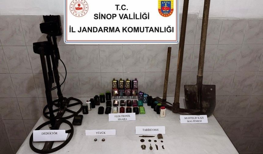 Jandarmadan Tarihi Eser Kaçakçılarına Geçit Yok