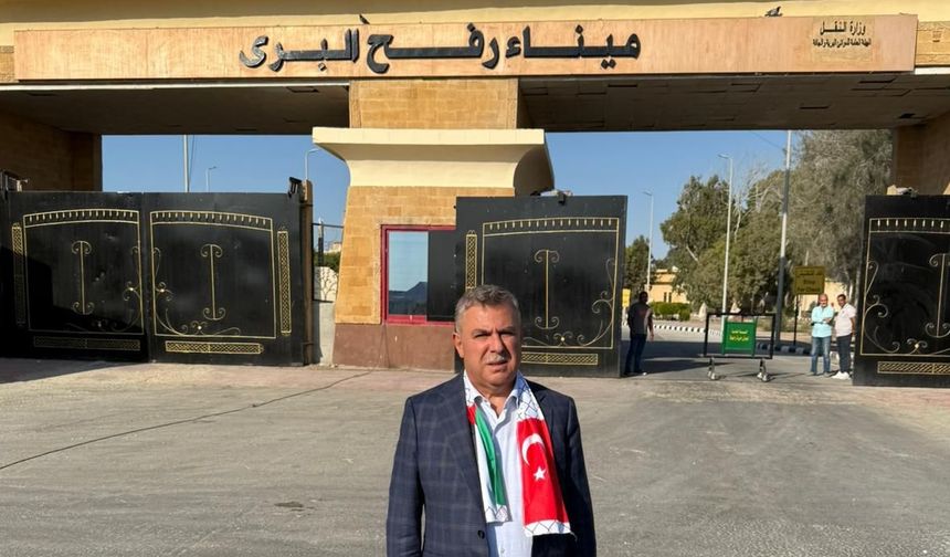 Milletvekili Dr. Nazım Maviş Refah Sınır Kapısı’nda