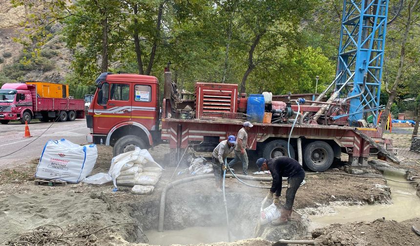Kalebağı’nda sondaj çalışması suya ulaşıldı