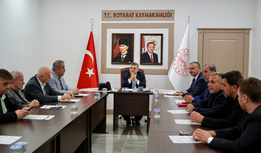Boyabat OSB Müteşebbis Heyet Toplantısı Gerçekleştirildi