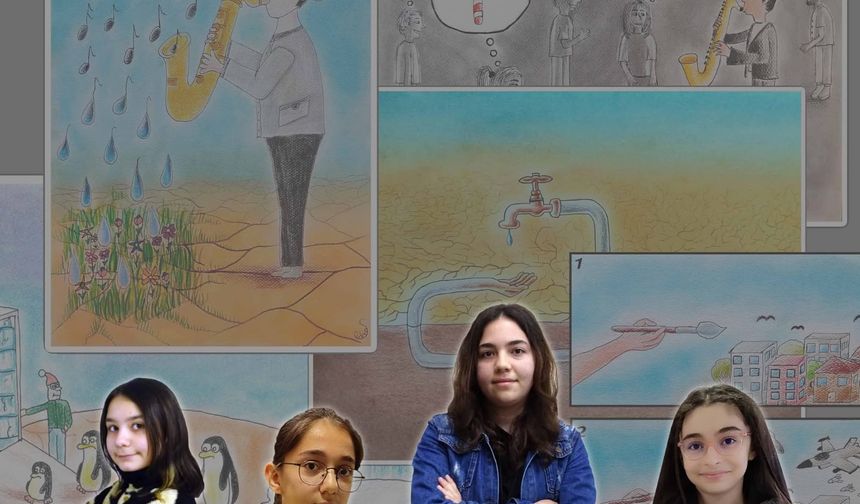 Boyabatlı çizerlere ödül yağmuru