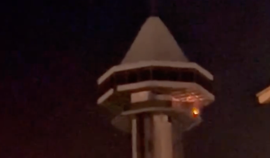 Boyabat’ta Seyir Kulesinde Gece Ateşi Paniği