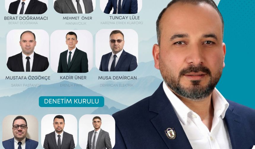 Esnaf Odası Başkan adayı Ahmet Bıyıklı yönetim kadrosunu açıkladı