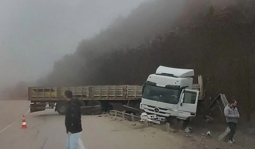 Boyabat Sinop Yolunda Kaza !