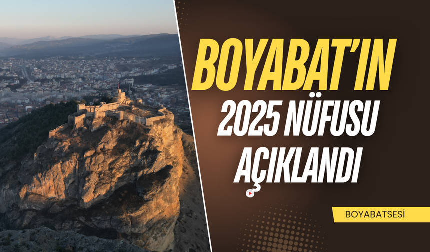 Boyabat’ın Nüfusu 593 kişi azaldı