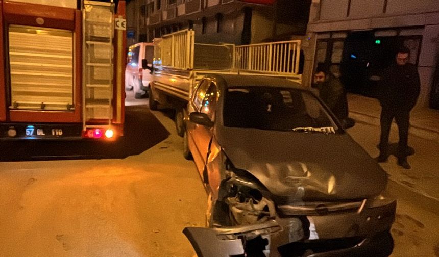 Boyabat–Saraydüzü Kavşağında  Kaza !