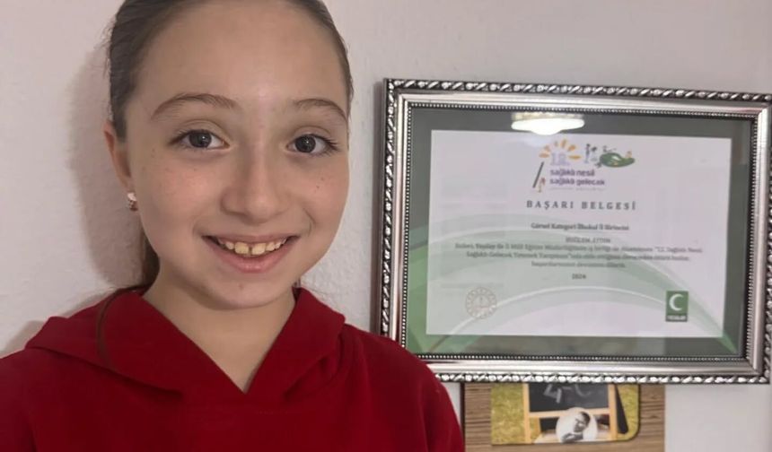 Boyabatlı Buğlem Aydın'dan Türkiye Derecesi