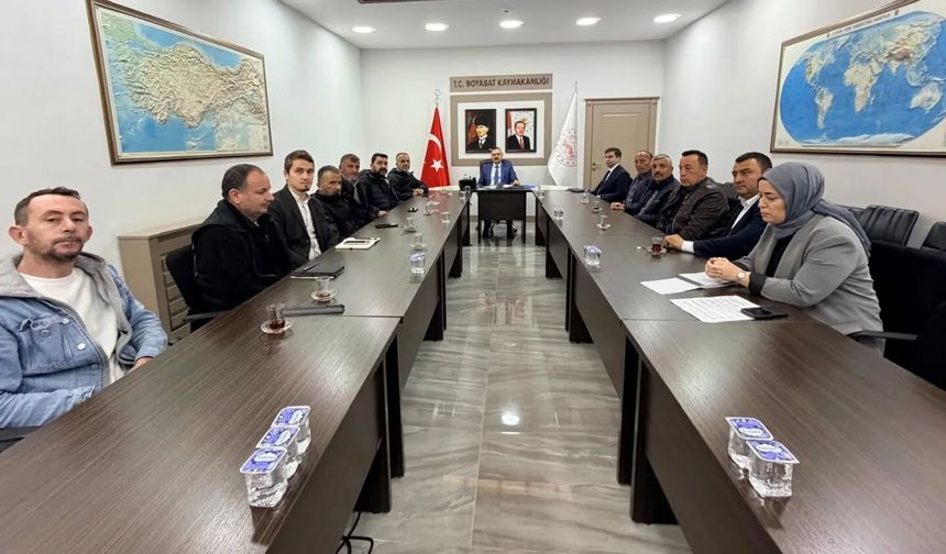Boyabat’ta su sıkıntısına karşı önlem toplantısı