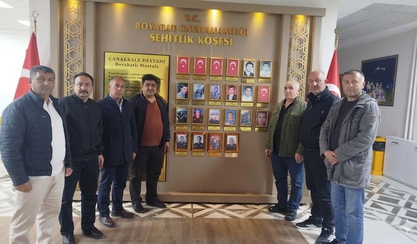 1993 yılında Siirt'te askerlik yapan gönül dostları Boyabat'ta buluştu