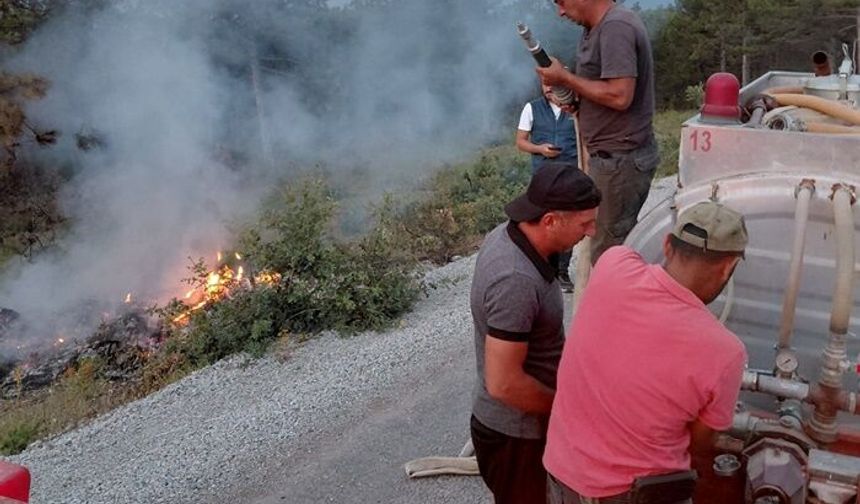 Kurusaray Köyü’nde facianın eşiğinden dönüldü