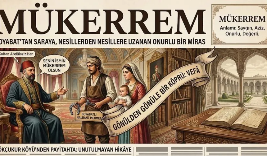 Boyabat’tan Saray’a Uzanan Şerefli ve Hüzünlü Bir Miras: "Mükerrem