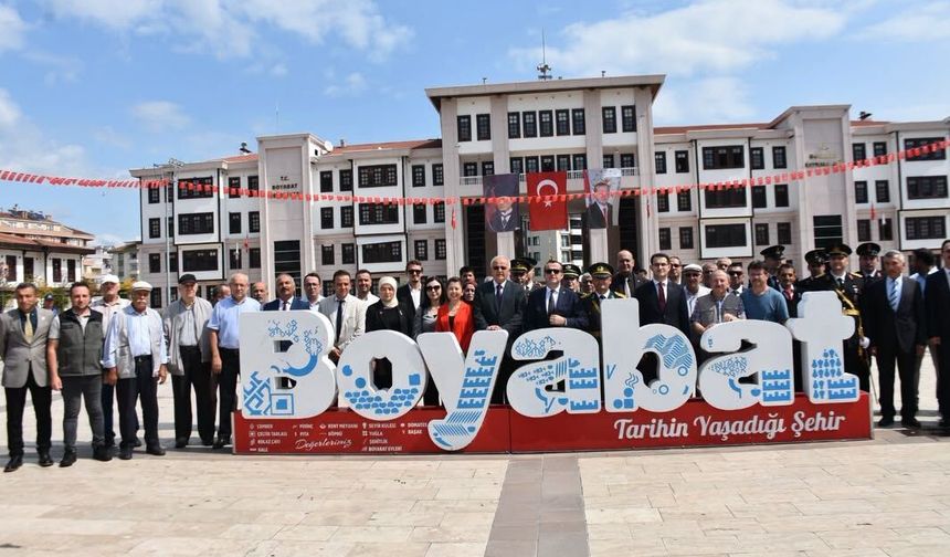 Boyabat’ta 30 Ağustos Zafer Bayramı kutlandı