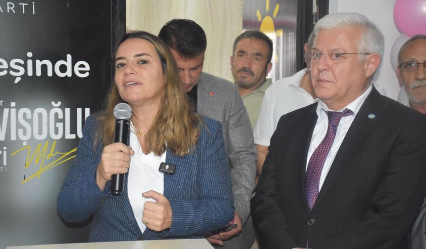 Alparslan Türkeş’in kızı Dr. Ayyüce Türkeş Boyabat’ta