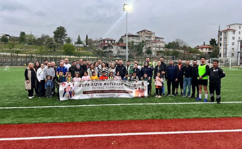 Boyabat'ta "Kupa Sizin, Mutluluk Bizim 5x5 Futbol Turnuvası" başladı