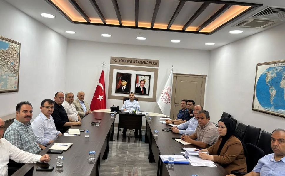 Boyabat’ta Kurumlar Arası Koordinasyon Toplantısı Gerçekleştirildi