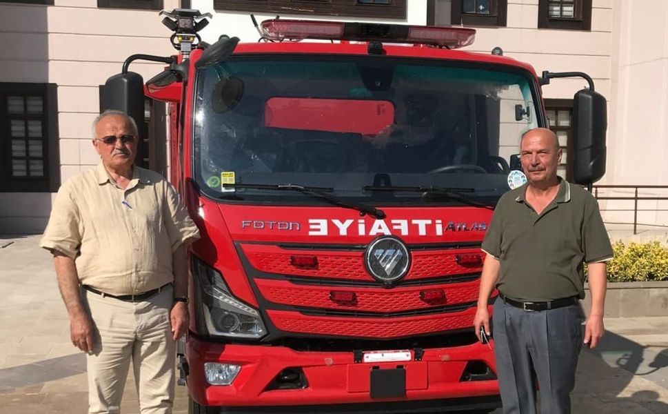Yeni itfaiye aracı görevine başladı