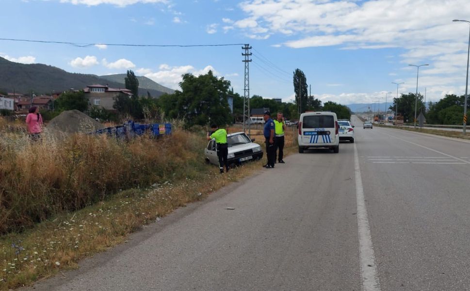 Boyabat’ta Trafik Kazası: 1 Kişi Yaralandı