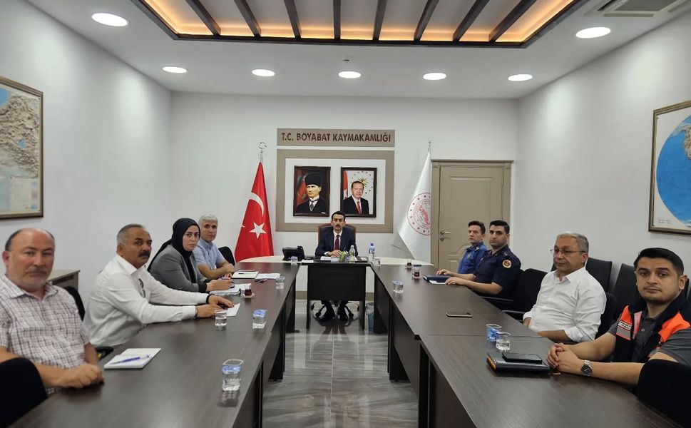 Boyabat’ta Yeni Eğitim-Öğretim Yılı Öncesi Asayiş ve Trafik Tedbirleri Görüşüldü