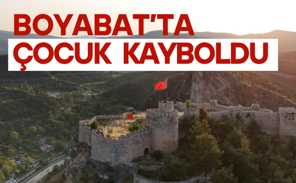 Boyabat’ta çocuk kayboldu