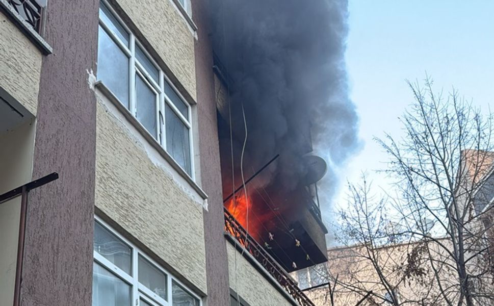 Boyabat'ta sabah saatlerinde yangın !