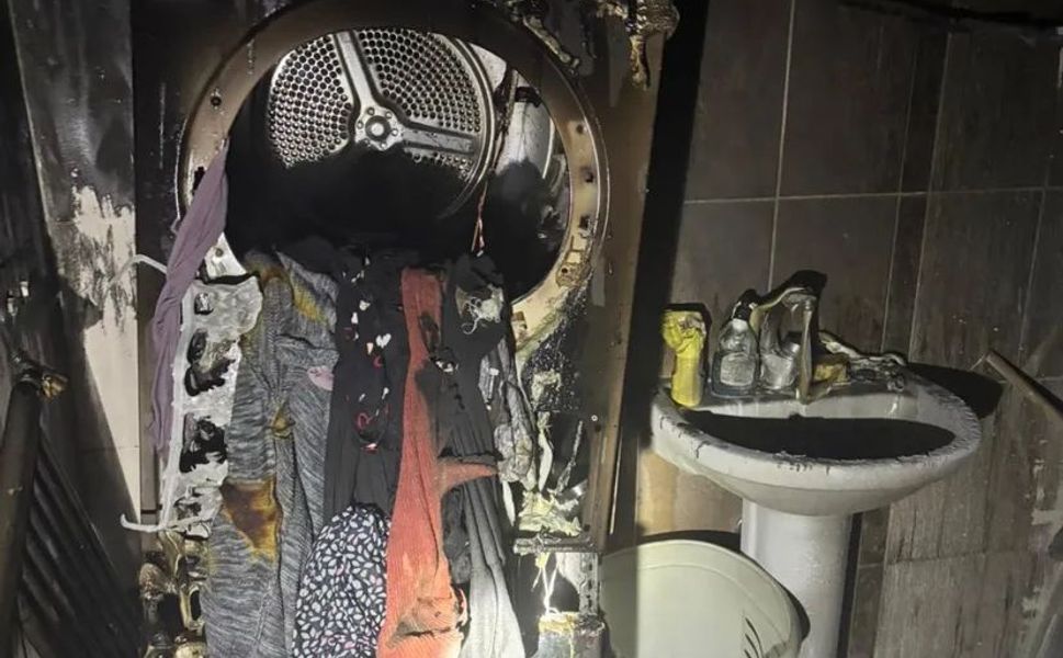 Boyabat’ta Çamaşır Makinesi Yangını Paniğe Neden Oldu