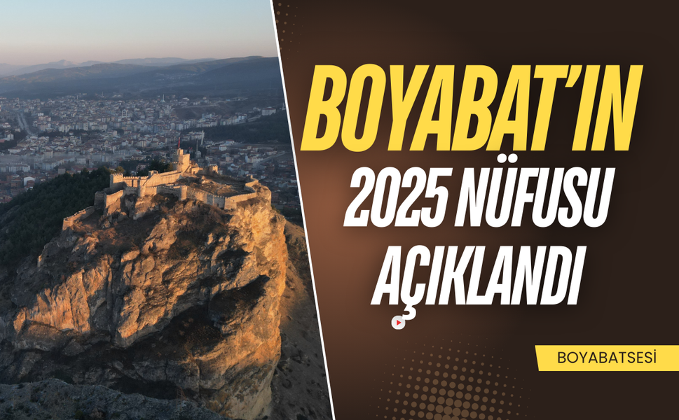 Boyabat’ın Nüfusu 593 kişi azaldı