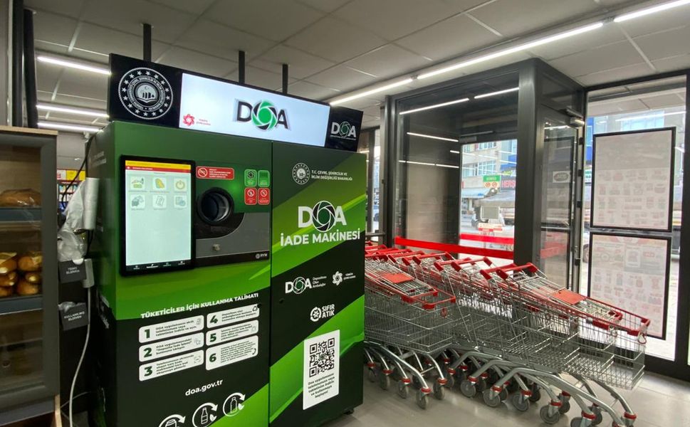 Boyabat’ta bir ilk ! Markete kuruldu