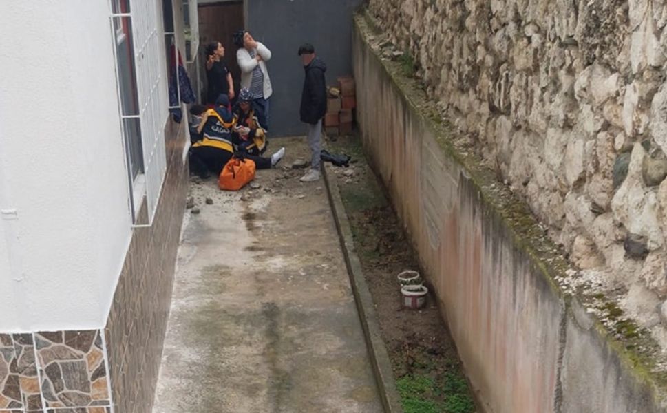 Boyabat’ta yüksekten düşen çocuk yaralandı !