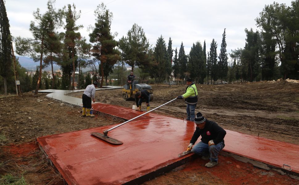 Boyabat Mezarlığı’na lavanta bahçesi
