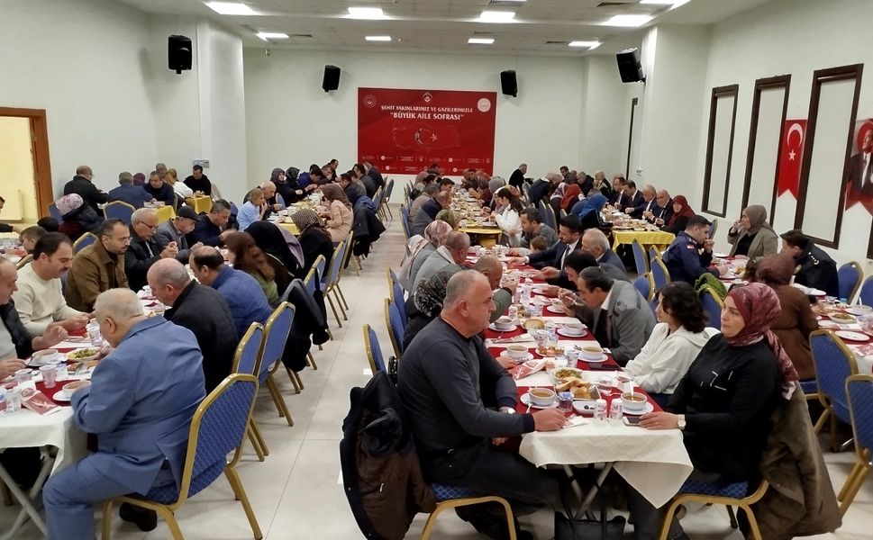 Boyabat'ta şehit aileleri ve gaziler onuruna iftar programı düzenlendi