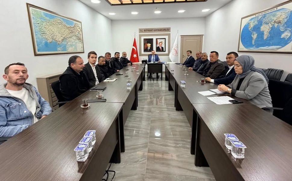 Boyabat’ta su sıkıntısına karşı önlem toplantısı