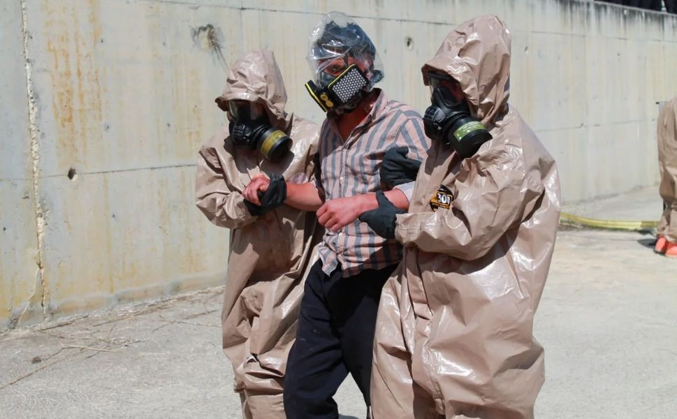 Boyabat’ta nefes kesen tatbikat !