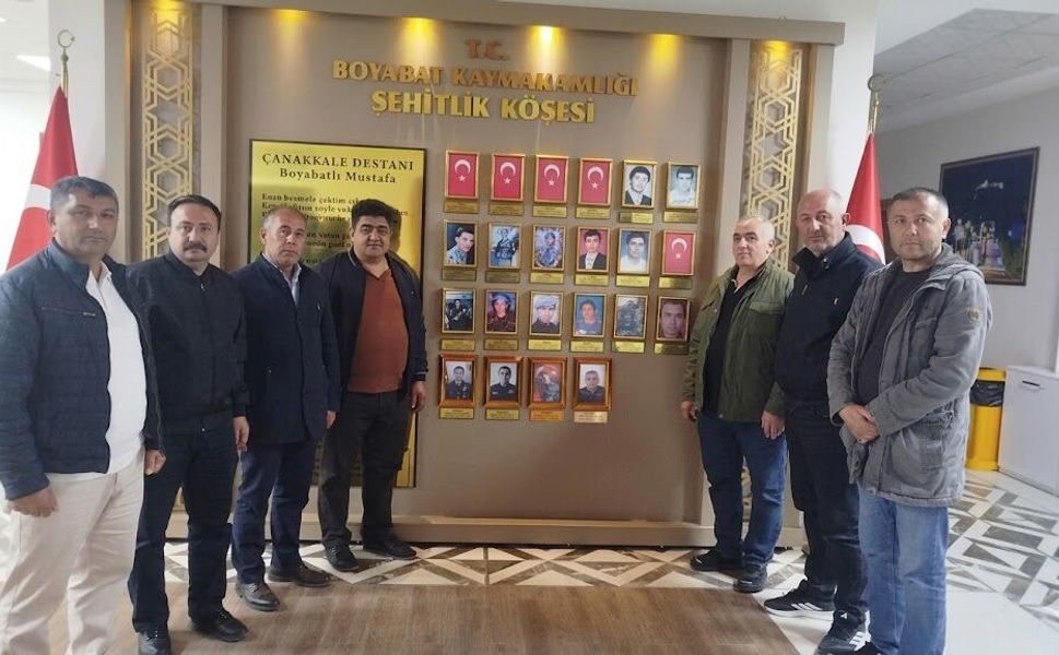 1993 yılında Siirt'te askerlik yapan gönül dostları Boyabat'ta buluştu