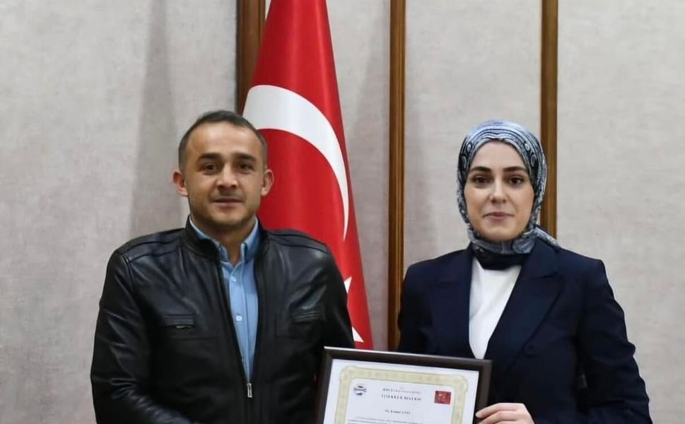 Kaymakam Büyükkılıç’tan Kahramanlık Örneği Gösteren Kemal Ateş’e Teşekkür