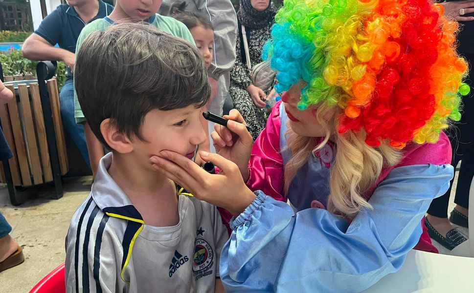 Boyabat'ta çocuklar için renkli şenlik