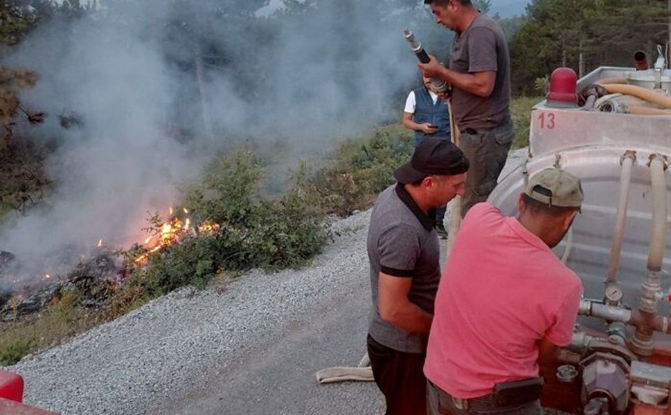Kurusaray Köyü’nde facianın eşiğinden dönüldü