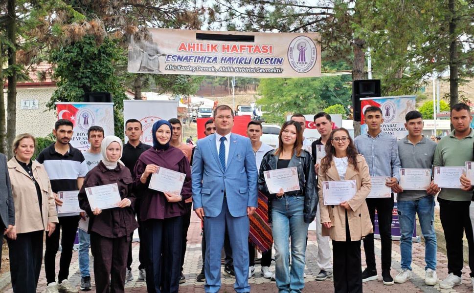 Boyabat’ta Ahilik Haftası Düzenlenen Programla Kutlandı