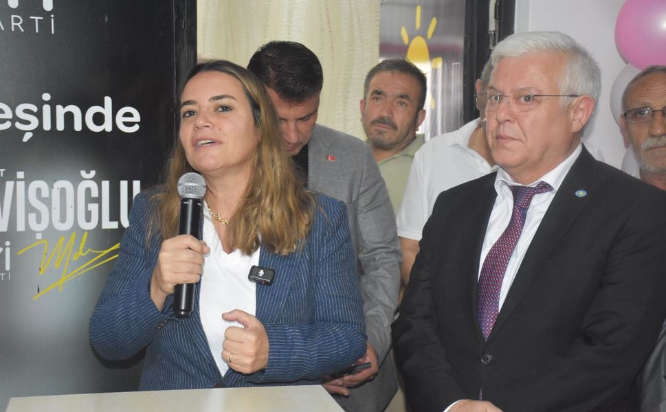 Alparslan Türkeş’in kızı Dr. Ayyüce Türkeş Boyabat’ta