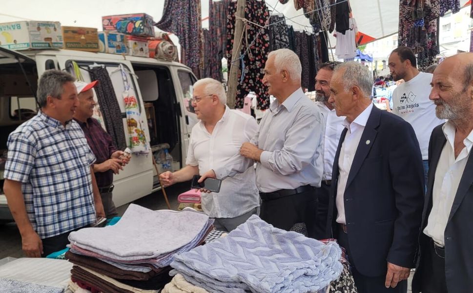 İYİ Parti’den Boyabat’ta Esnaf ve Pazaryeri Ziyareti